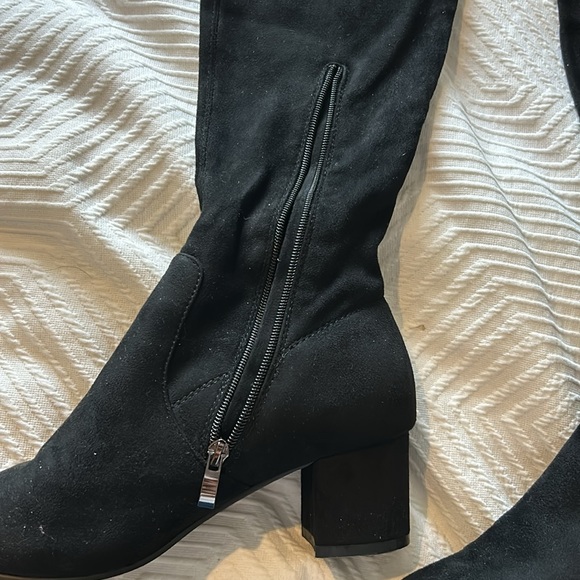 Over Knee Black Boots - Picture 2 of 5
